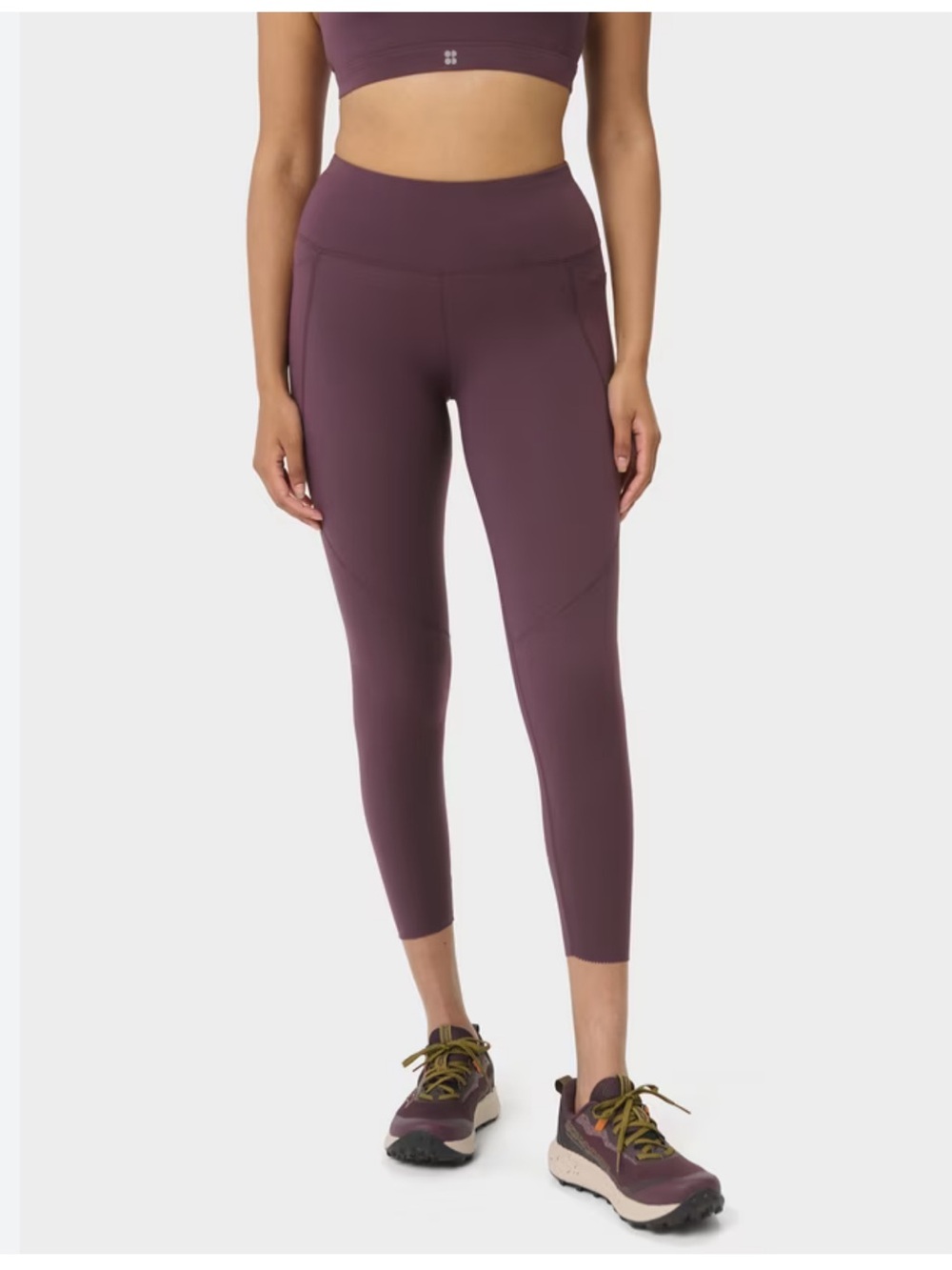 Sweaty Betty Power Power 7/8 Workout Leggings, Neptune Purple Small